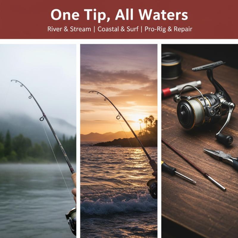 Fishing Rod Tip Line Rotatable - Fishing Rod Tip Replacement recension och pris