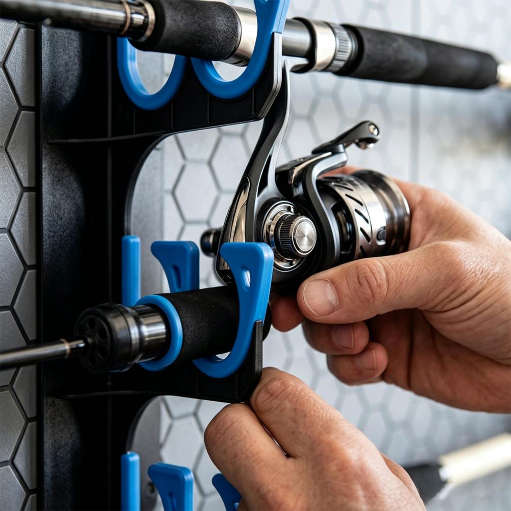 Wall Mounted Fishing Rod Rack  - Fishing Rod Rack recension och pris