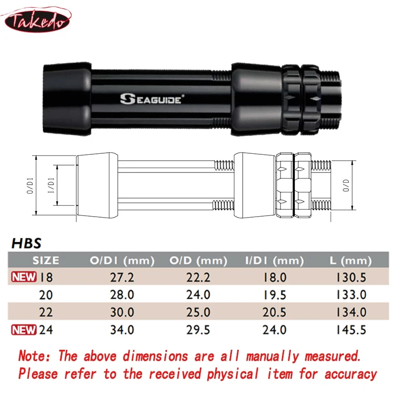 TAKEDO 18# 20# 22# 24# HBS Hea - Fishing Rod Repair Kit recension och pris